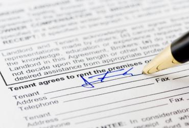 Photo of a lease