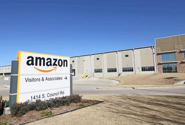 Photo of Amazon's Oklahoma City Distribution Center