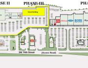 site plan for retail space for lease in south Oklahoma City, Ok