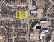 Aerial of land for sale at NW 63rd & N Pennsylvania, Oklahoma City, OK
