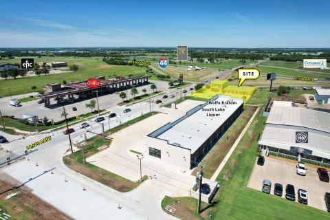 Office space for lease sw Oklahoma City, OK aerial