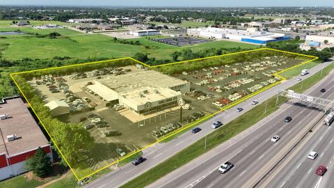 former car dealership for sale south Oklahoma City, OK aerial