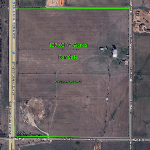 land for sale Yukon, OK aerial