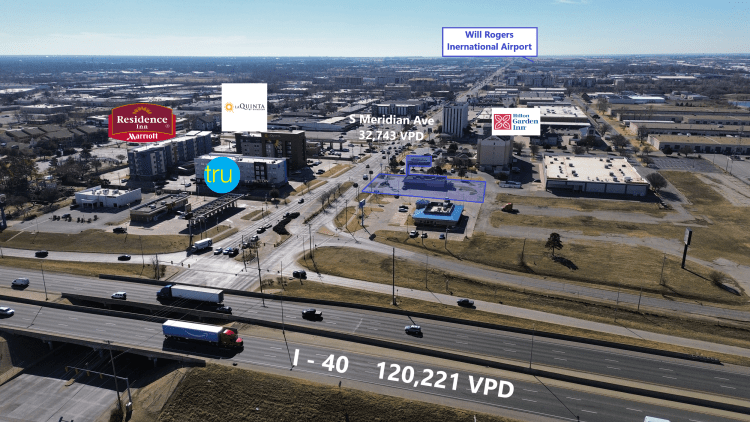 721 S Meridian Ave former restaurant space for lease Oklahoma City, Ok