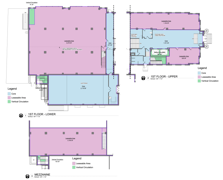 ofc building for lease downtown OKlahoma City, Ok 1st flr floor plan