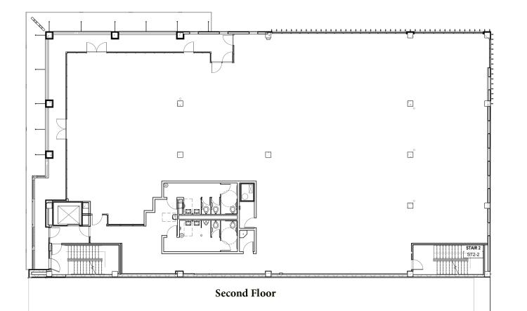 office space for lease in midtown, Oklahoma City, Ok floor plan 2nd Floor