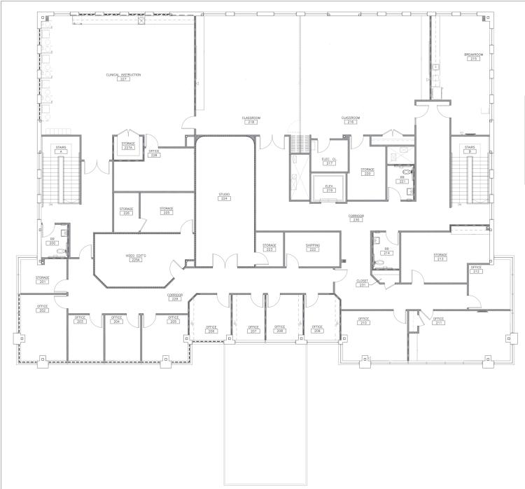 Hanger Clinic office medical space for lease, Northwest Oklahoma City, Ok 2nd floor - floor plan
