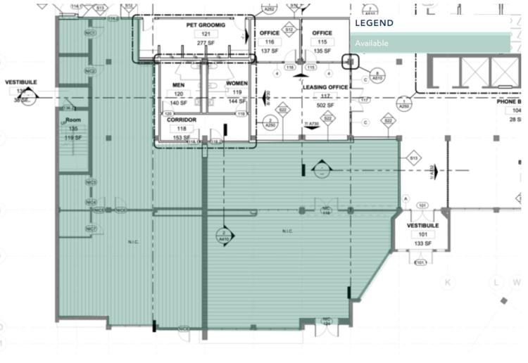 restaurant space for lease downtown Oklahoma City, OK floor plan
