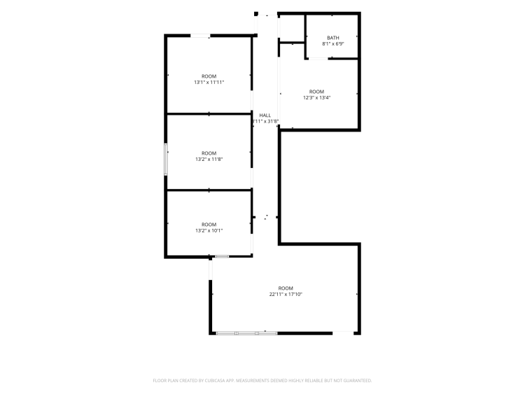 office space for lease, Harrah OK floor plan