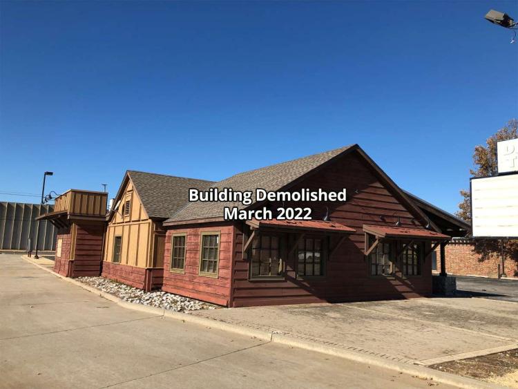former Rib Crib restaurant for retail or office Land for ground lease or Build to Suit- Oklahoma City, OK exterior photo2