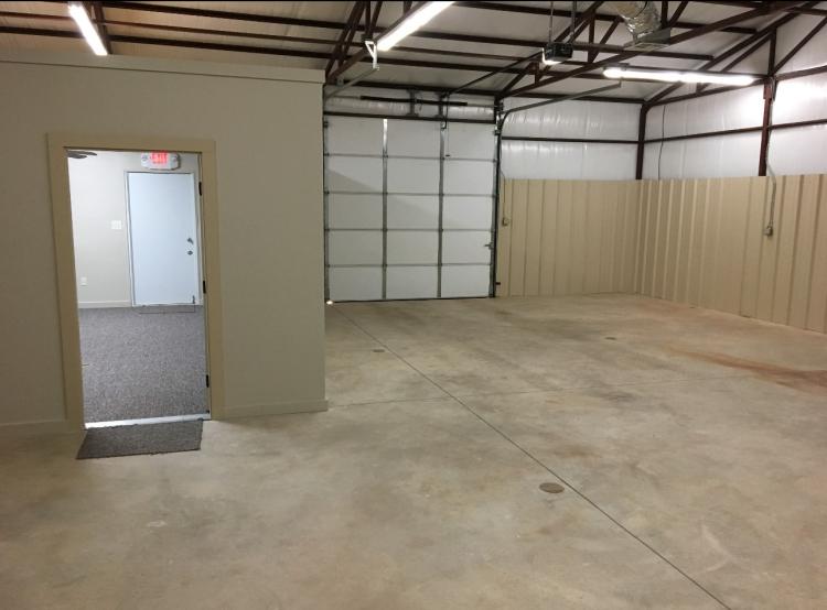 industrial building for lease Guthrie, OK interior photo
