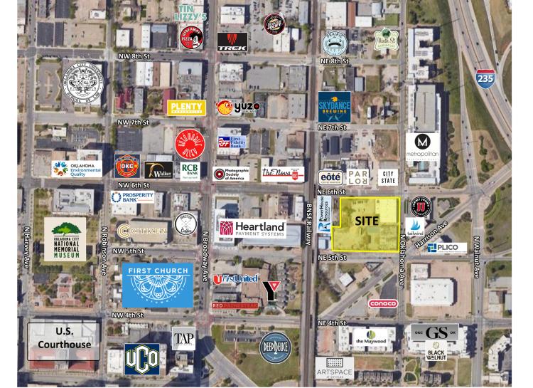 redevelopment downtown Oklahoma City multi-use for sale
