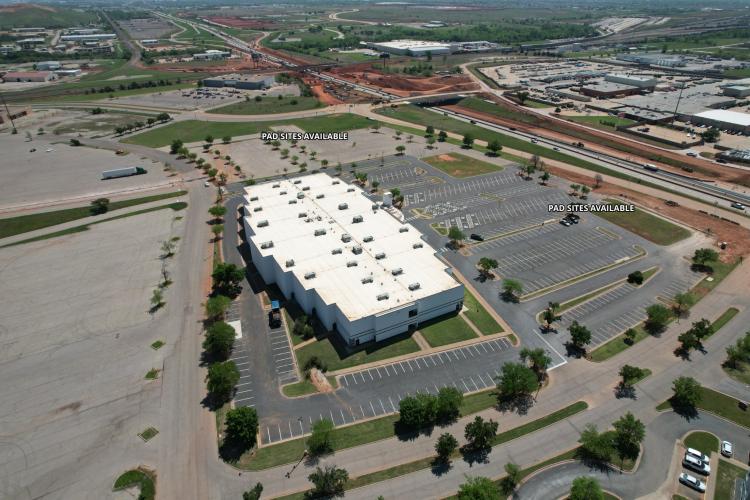 Former AMC for Sale South Oklahoma City, OK aerial of pad sites