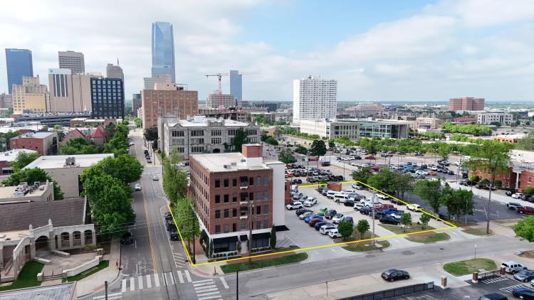 office buildings for sale Midtown, Oklahoma City, OK aerial