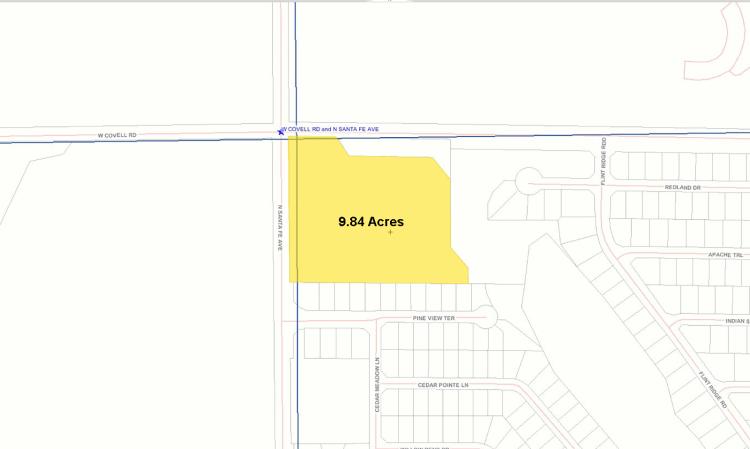 Land for sale Edmond, OK site map