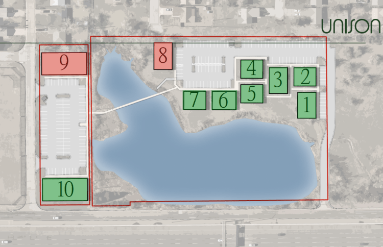 pad sites for sale, Oklahoma City, Ok site plan