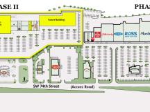site plan for retail space for lease in south Oklahoma City, Ok