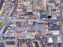 Shoppes on Broadway pad site for sale Edmond, OK aerial